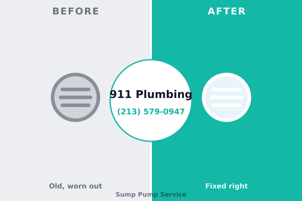 Before and after: plumbing repair Keokuk, IA